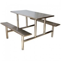 鄭州8人位連體餐桌椅——職工餐桌椅|學校餐桌椅（新聞資訊）